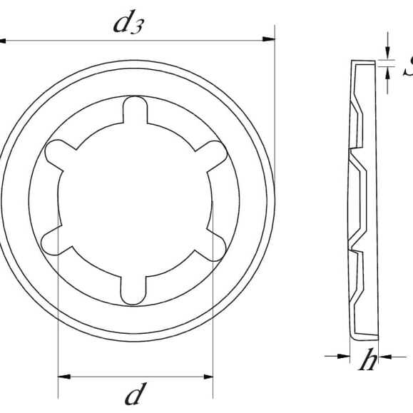 AL-KO Starlock Sicherungsringe OE - 513010 - Schnellbefestigung 16 SXN27