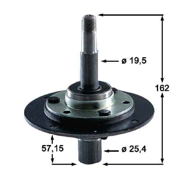 MTD LagergehäuseÜbersichtuniversal - FGP010754 - Lagergehäuse kpl.