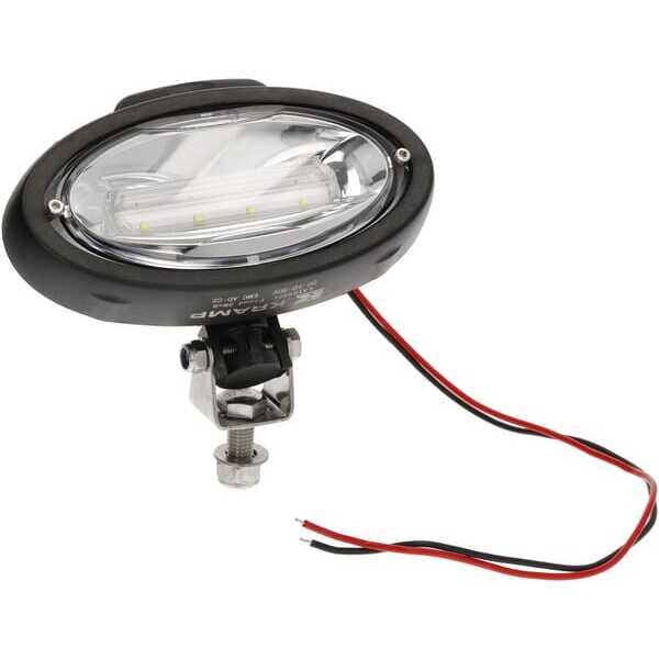 John Deere Arbeitsscheinwerfer, oval, LED - LA104491 - Work light LED, 40W, 3500lm, oval, 12-24V,190x107x63mm, Ultra Wide Flood,