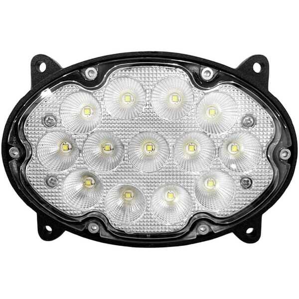 John Deere Arbeitsscheinwerfer, oval, LED - LA10600 - Arbeitsscheinwerfer LED, 39W, 3500lm, oval, 10/30V, 138x93x69mm, breit flu