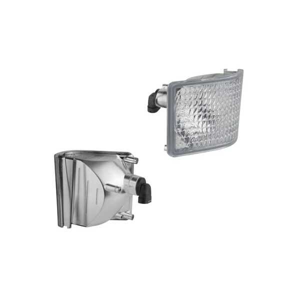 John Deere Scheinwerfer - LPRE56651 - Eckarbeitsleuchte Halogen, links, 12V, 50W, quadratisch, weiß, 98x110x111mm, PGJ13 Stecker